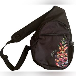 SLING Bag Crossbody with Pineapple motif